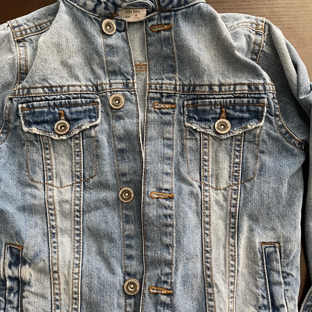 Zara boys, light jeans jacket
